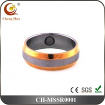 Stainless Steel & Titanium Magnetic Ring MSSR0001