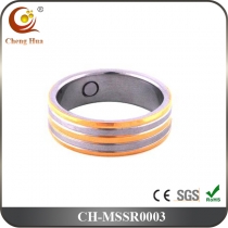 Stainless Steel & Titanium Magnetic Ring MSSR0003