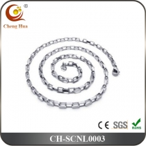 Stainless Steel & Titanium Chain Necklace SCNL0003