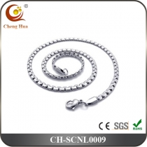 Stainless Steel & Titanium Chain Necklace SCNL0009