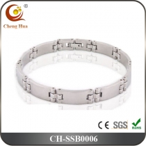 Stainless Steel & Titanium Bracelet SSB0006