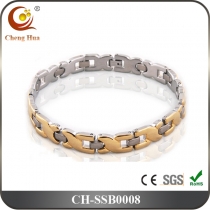 Stainless Steel & Titanium Bracelet SSB0008