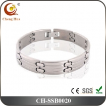 Stainless Steel & Titanium Bracelet SSB0020