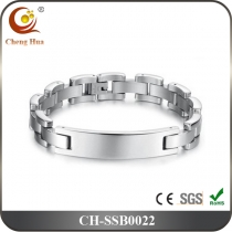 Stainless Steel & Titanium Bracelet SSB0022