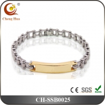 Stainless Steel & Titanium Bracelet SSB0025