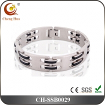 Stainless Steel & Titanium Bracelet SSB0029