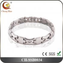 Stainless Steel & Titanium Bracelet SSB0034
