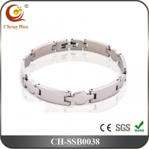 Stainless Steel & Titanium Bracelet SSB0038