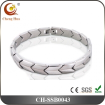 Stainless Steel & Titanium Bracelet SSB0043