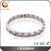 Stainless Steel & Titanium Bracelet SSB0044