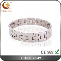 Stainless Steel & Titanium Bracelet SSB0049