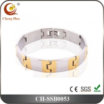 Stainless Steel & Titanium Bracelet SSB0053