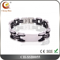 Stainless Steel & Titanium Bracelet SSB0055