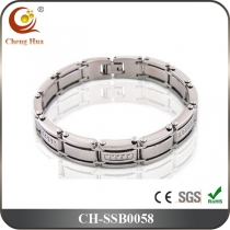 Stainless Steel & Titanium Bracelet SSB0058