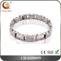 Stainless Steel & Titanium Bracelet SSB0059