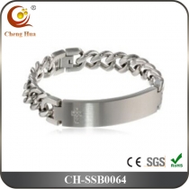 Stainless Steel & Titanium Bracelet SSB0064