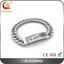 Stainless Steel & Titanium Bracelet SSB0066