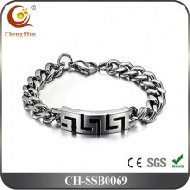 Stainless Steel & Titanium Bracelet SSB0069