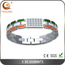 Stainless Steel & Titanium Bracelet SSB0071