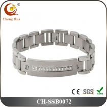 Stainless Steel & Titanium Bracelet SSB0072