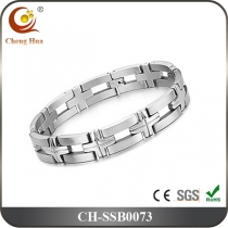 Stainless Steel & Titanium Bracelet SSB0073