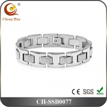 Stainless Steel & Titanium Bracelet SSB0077