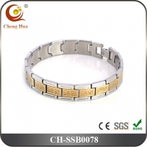 Stainless Steel & Titanium Bracelet SSB0078