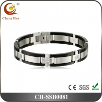 Stainless Steel & Titanium Bracelet SSB0081