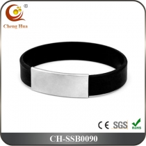 Stainless Steel & Titanium Bracelet SSB0090