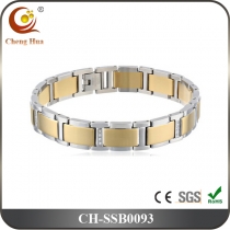 Stainless Steel & Titanium Bracelet SSB0093
