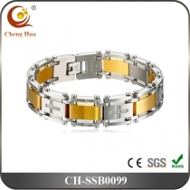Stainless Steel & Titanium Bracelet SSB0099