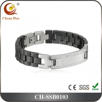 Stainless Steel & Titanium Bracelet SSB0103