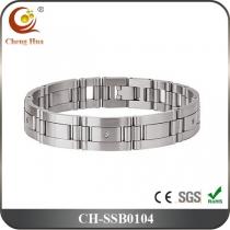 Stainless Steel & Titanium Bracelet SSB0104