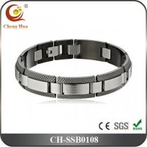 Stainless Steel & Titanium Bracelet SSB0108