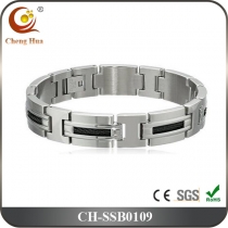 Stainless Steel & Titanium Bracelet SSB0109