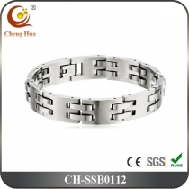 Stainless Steel & Titanium Bracelet SSB0112