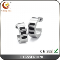 Stainless Steel & Titanium Earring SSER0020
