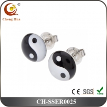 Stainless Steel & Titanium Earring SSER0025