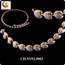 Stainless Steel & Titanium Magnetic Necklace SSNL0003