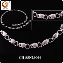 Stainless Steel & Titanium Magnetic Necklace SSNL0004