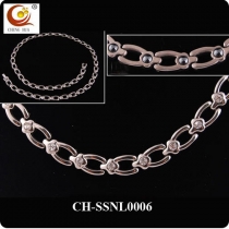 Stainless Steel & Titanium Magnetic Necklace SSNL0006