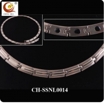 Stainless Steel & Titanium Magnetic Necklace SSNL0014