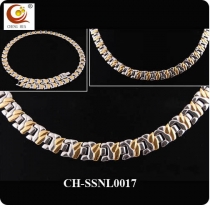 Stainless Steel & Titanium Magnetic Necklace SSNL0017