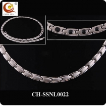Stainless Steel & Titanium Magnetic Necklace SSNL0022