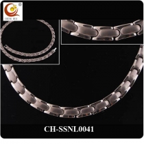 Stainless Steel & Titanium Magnetic Necklace SSNL0041