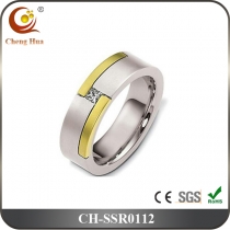 Stainless Steel & Titanium Ring SSR0112